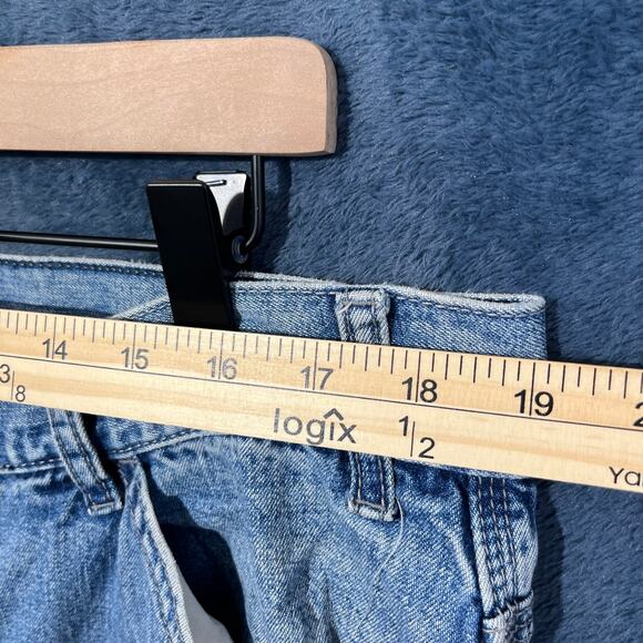 Vintage LEVIS SILVERTAB Carpenter‎ Light Blue Jeans 100% Cotton Men’s Size 38X30 - Picture 2 of 7